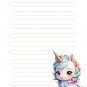 24 - Lined Stationary Sheets with 12 White Envelopes - Spring Design #023