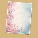 Custom Bundle - Set Of 4 - Lined Stationery Paper (25 Sheets)  8.5 x 11