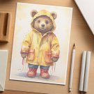 48  Sheets of  Decorative Stationery Paper for Letters , 8.5 x 11 - Bears#0673