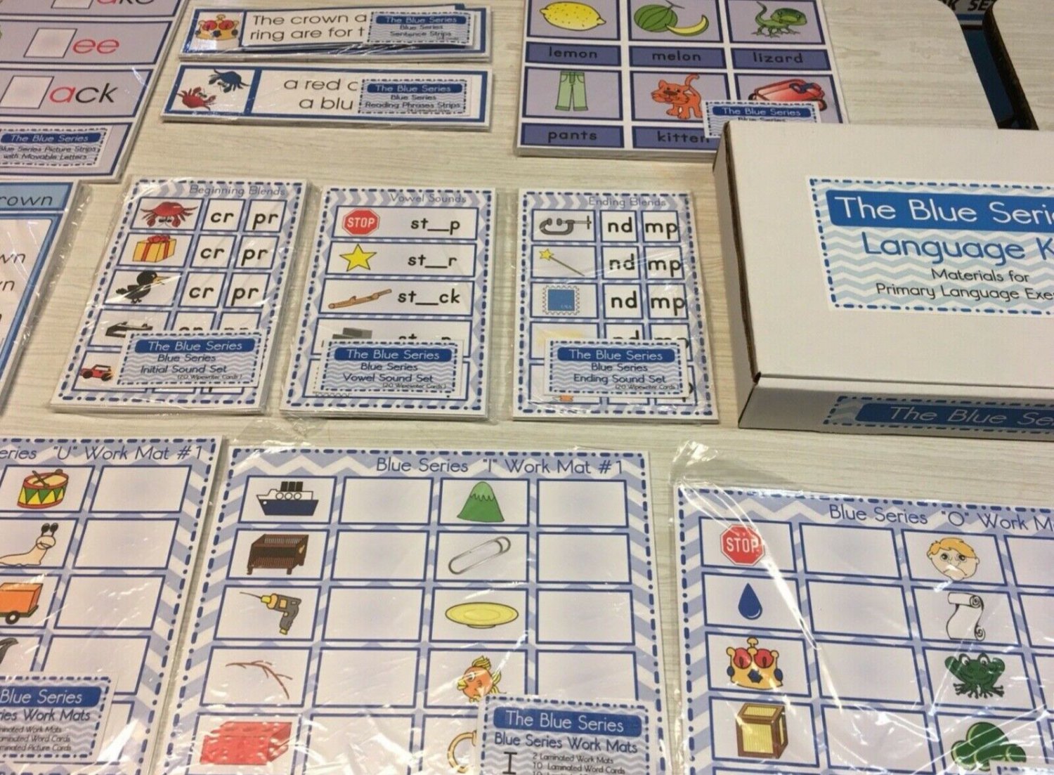 The Blue Series - Language Kit - (17) Montessori Materials for Primary Language
