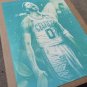 JAYSON TATUM 8.5x11 BOSTON CELTICS ULTRA PREMIUM GLOSSY 2023 COLOR ART POSTER
