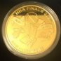 2020 NBA FINALS 24kGOLD MEMORABILIA LA vsHEAT COIN &CERTIFICATE OF AUTHENTICITY