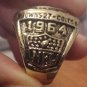 CLEVELAND BROWNS 1964 JIM BROWN OLD SCHOOL SIZE 11 FOOTBALL CHAMPION RING w/BOX!