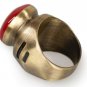 STAR WARS DRYDEN VOS CRIMSON DAWN SIGNET RING WITH SOLID CLAMSHELL RING BOX