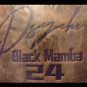 KOBE BRYANT #24 BLACK MAMBA SIZE 27.5 INCH PSYCHE SIGNATURE LEATHER BASKETBALL