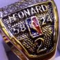 KAWHI LEONARD 2019 RAPTORS 18K GOLD FINALS MVP CHAMPIONSHIP SIZE 10.5 RING & BOX
