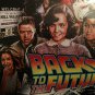 BACK TO THE FUTURE OLD SCHOOL 1985 MOVIE METAL TIN GLOSSY 8x11 & 3/4 POSTER