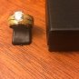 WOMENS ROUND AAA CUBIC ZIRCONIA 3x GOLD PLATED WEDDING ENGAGEMENT RING SIZE 6.5