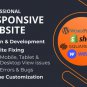 I will do responsive website design, redesign and bug fixing