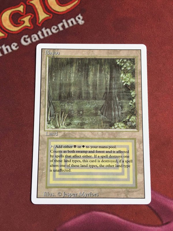 1x Mtg Proxy Bayou Revised magic the gathering proxy mtg cards Proxies
