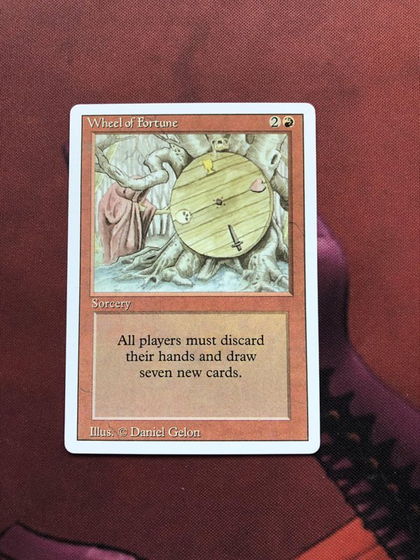 1x Mtg Proxy Wheel of Fortune Revised Edition 3ED magic the gathering proxy mtg cards Proxies