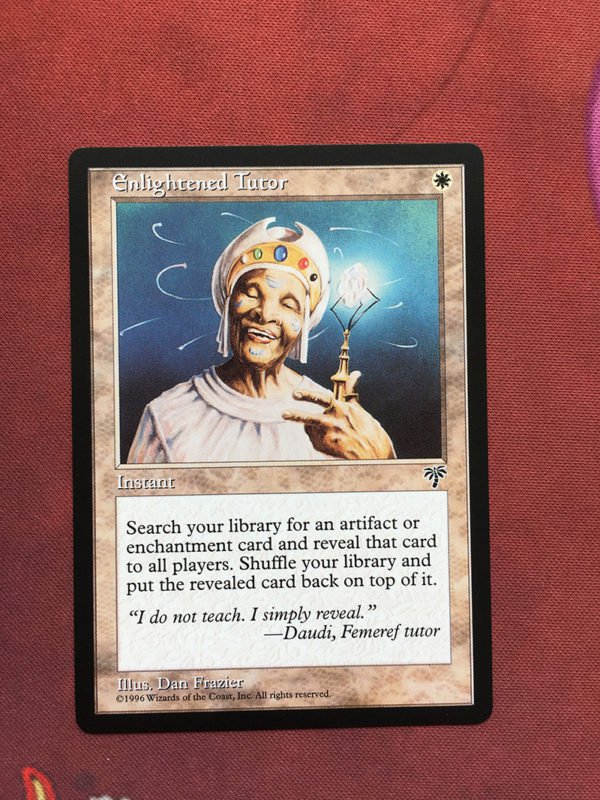 1x Mtg Proxy Enlightened Tutor Mirage(MIR) magic the gathering proxy mtg cards Proxies