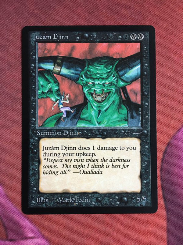 1x Mtg Proxy Juzam Djinn Arabian Nights magic the gathering proxy mtg cards Proxies