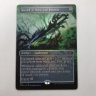 1x Proxy FOIL Sword of feast and famine extended art 2xm double masters magic the gathering mtg