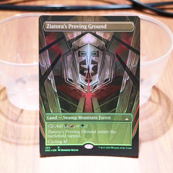 1x Mtg Proxy FOIL Ziatora&acirc;��s Proving Ground #295 Streets of New Capenna (SNC) Mtg