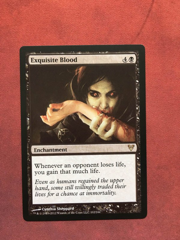 1x Mtg Proxy Exquisite Blood AVR magic the gathering proxy mtg cards