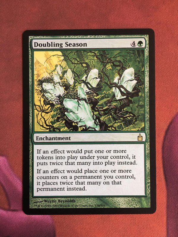 1x Mtg Proxy Doubling Season magic the gathering proxy mtg cards