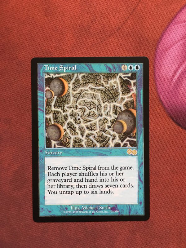 1x Mtg Proxy Time Spiral US Urza&acirc;��s Saga USG magic the gathering proxy mtg cards