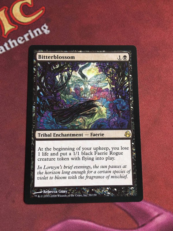 1x Mtg Proxy Bitterblossom Morningtide magic the gathering proxy mtg