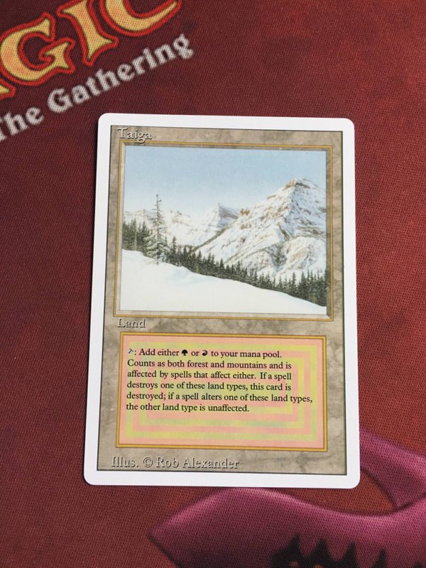 1x Mtg Proxy Taiga Revised magic the gathering proxy mtg