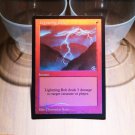 1x Mtg Proxy FOIL Lightning Bolt Judge Gift Program magic the gathering proxy mtg cards