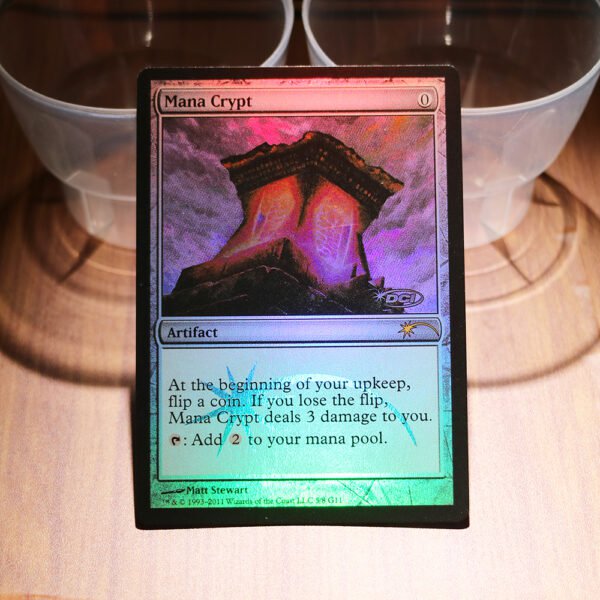1x Mtg Proxy FOIL Mana Crypt Judge Gift Cards 2011 magic the gathering proxy mtg cards