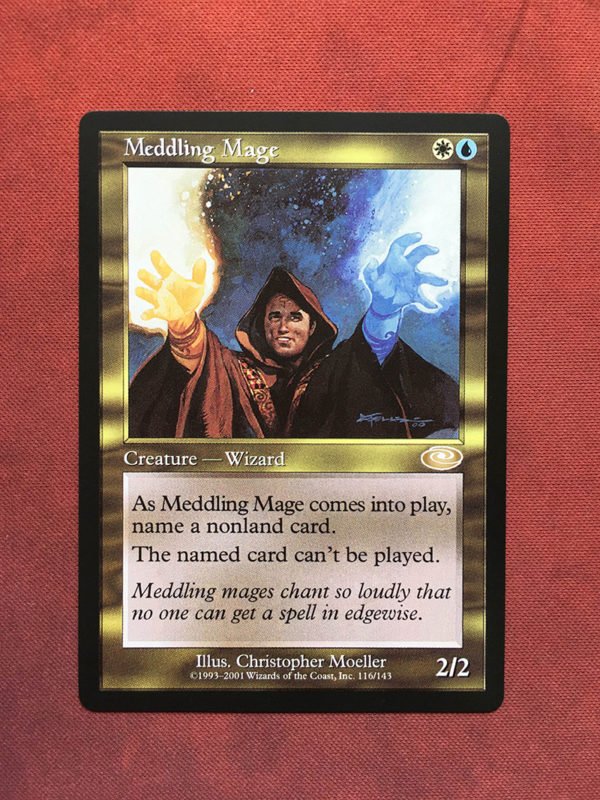 1x Mtg Proxy Meddling Mage ARB (Alara Reborn) magic the gathering proxy mtg cards