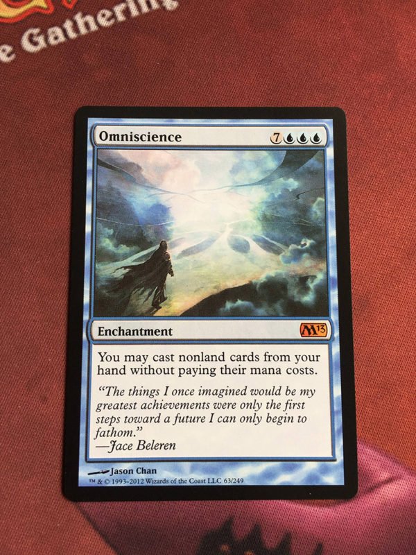 1x Mtg Proxy Omniscience M13 (Magic 2013 Core Set) magic the gathering proxy mtg cards
