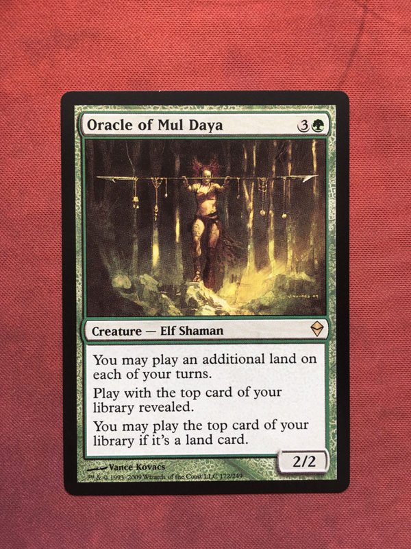 1x Mtg Proxy Oracle of Mul Daya Zendikar magic the gathering proxy mtg cards