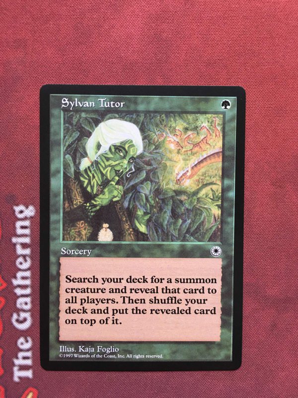1x Mtg Proxy Sylvan Tutor Portal magic the gathering proxy mtg cards