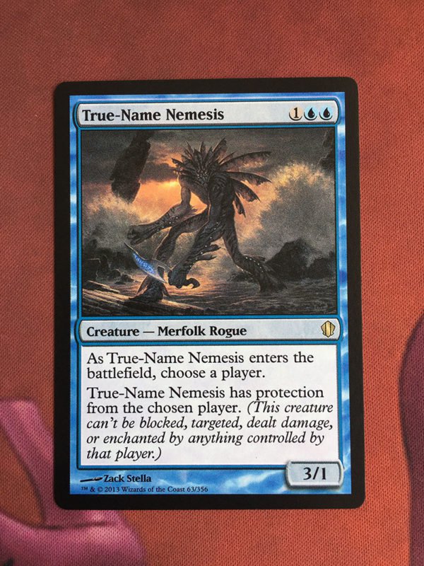 1x Mtg Proxy True-Name Nemesis C13 (Commander 2013 magic the gathering proxy mtg cards