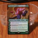 1x Mtg Proxy FOIL Wrenn and Seven extended art Innistrad: Midnight Hunt (MID) foil