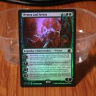1x Mtg Proxy FOIL Wrenn and Seven Innistrad: Midnight Hunt (MID) foil magic