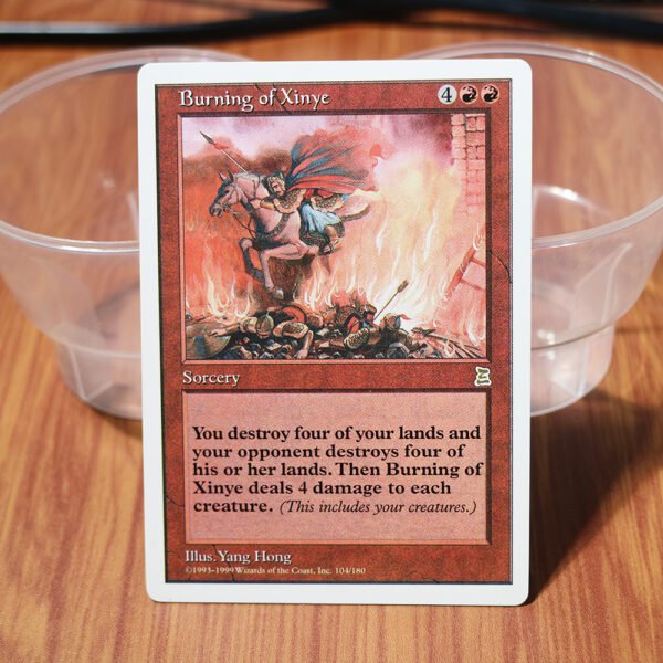 1x Mtg Proxy Burning of Xinye Portal Three Kingdoms magic the gathering proxy