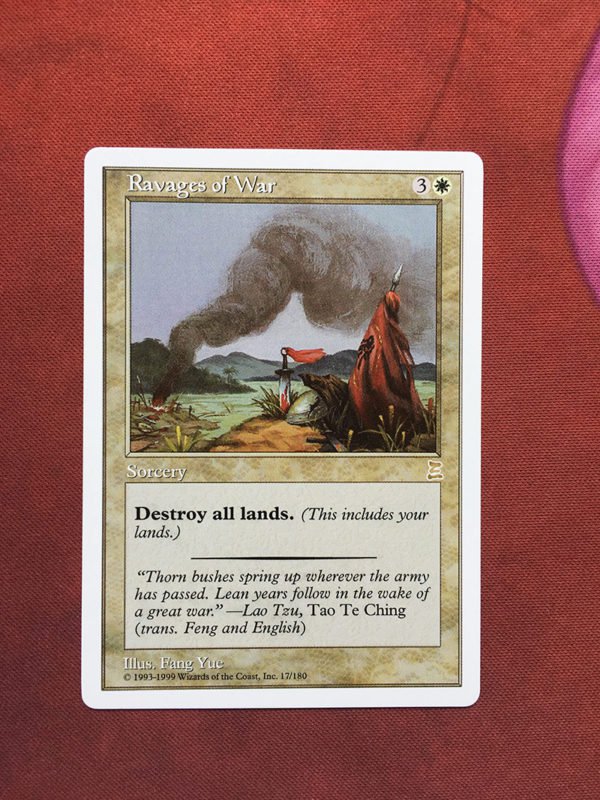 1x Mtg Proxy Ravages of War Portal Three 3 Kingdoms magic the gathering proxy