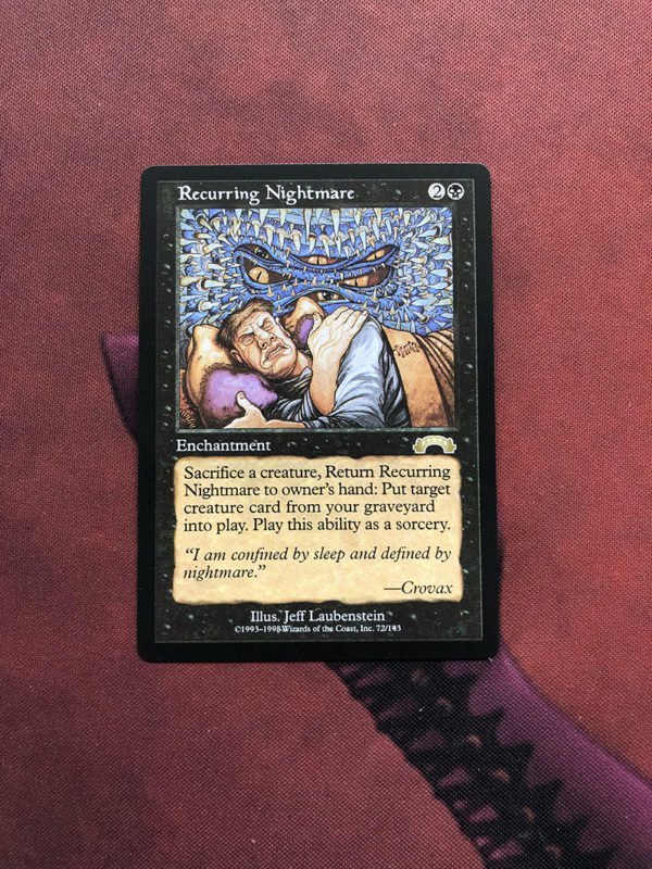 1x Mtg Proxy Recurring Nightmare EX Exodus exo magic the gathering proxy mtg cards