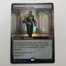 1x Mtg Proxy FOIL Commander’s Plate extended art Commander Legends (CMR)