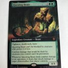 1x Mtg Proxy FOIL Questing Beast (extended art) ELD Throne of Eldraine foil magic the gathering