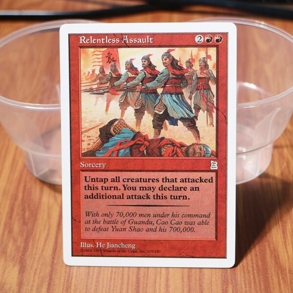1x Mtg Proxy Relentless Assault P3 Portal Three 3 Kingdoms magic the gathering