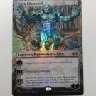 1x Mtg Proxy FOIL karn liberated extendedart 2XMDoubleMasters