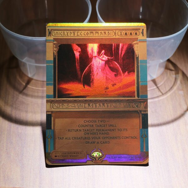 1x Mtg Proxy FOIL Cryptic Command Amonkhet Invocations (MP2) foil magic the gathering