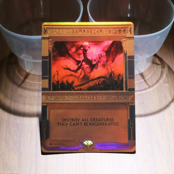 1x Mtg Proxy FOIL Damnation Amonkhet Invocations (MP2) foil magic the gathering