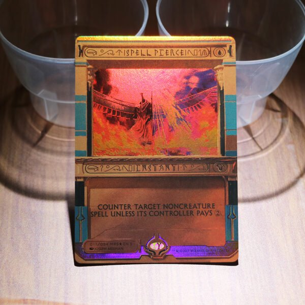 1x Mtg Proxy FOIL Spell Pierce Amonkhet Invocations (MP2) foil magic the gathering