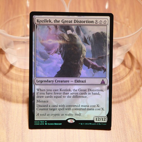 1x Mtg Proxy FOIL Kozilek, the Great Distortion Oath of the Gatewatch (OGW)