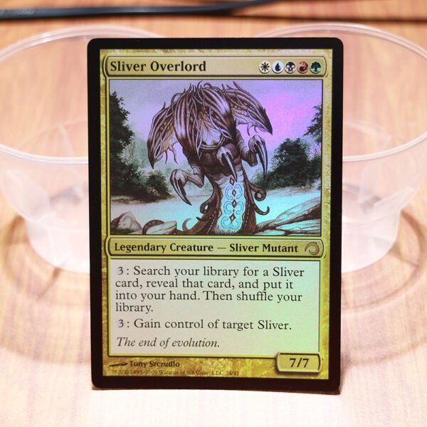 1x Mtg Proxy FOIL Sliver Overlord PDS: Slivers foil magic the gathering