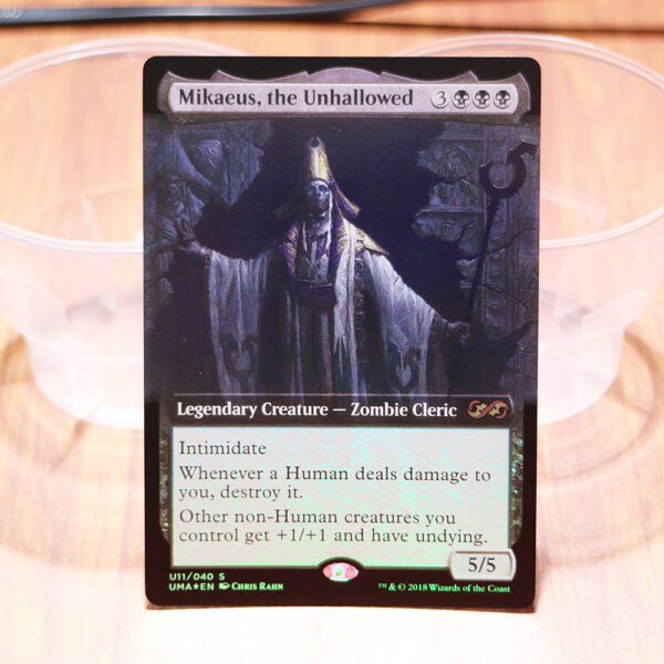 1x Mtg Proxy FOIL Mikaeus, the Unhallowed PUMA Ultimate Box Topper foil magic