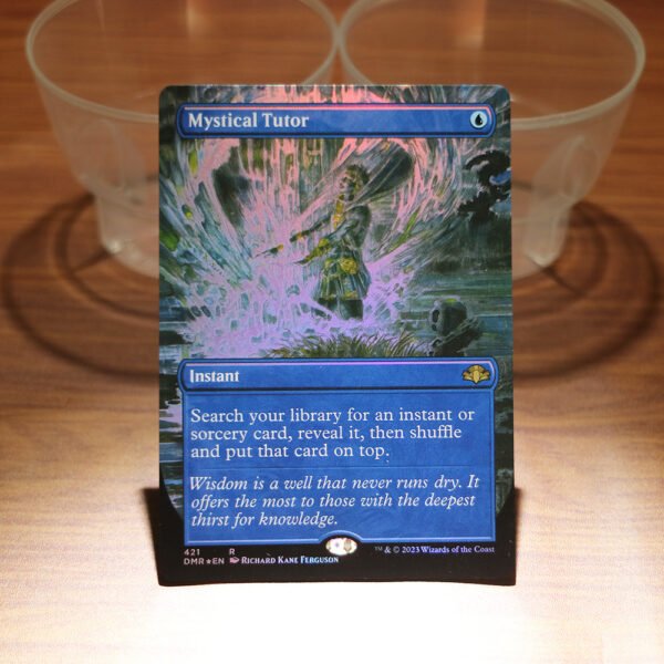 1x Mtg Proxy FOIL Mystical Tutor #421 Dominaria Remastered (DMR)