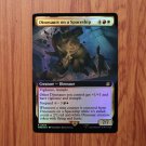 1x Mtg Proxy FOIL Dinosaurs on a Spaceship #408 Doctor Who (WHO)