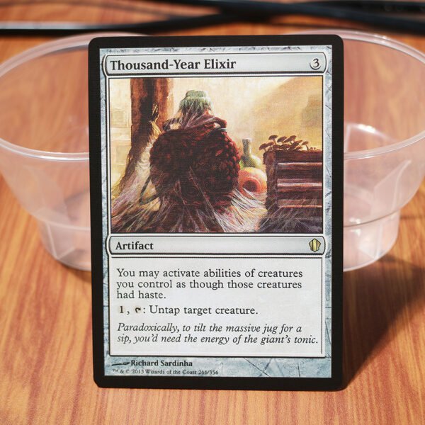 1x Mtg Proxy Thousand-Year Elixir Commander 2013 C13 magic the gathering proxy