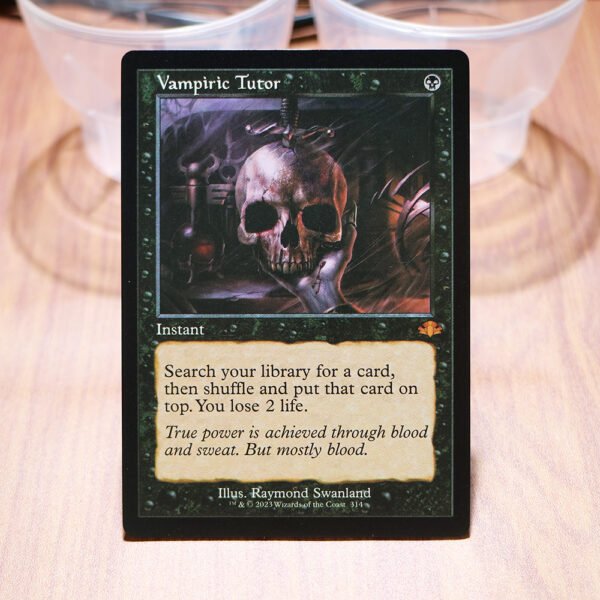 1x Mtg Proxy Vampiric Tutor #314 Dominaria Remastered (DMR) magic the gathering